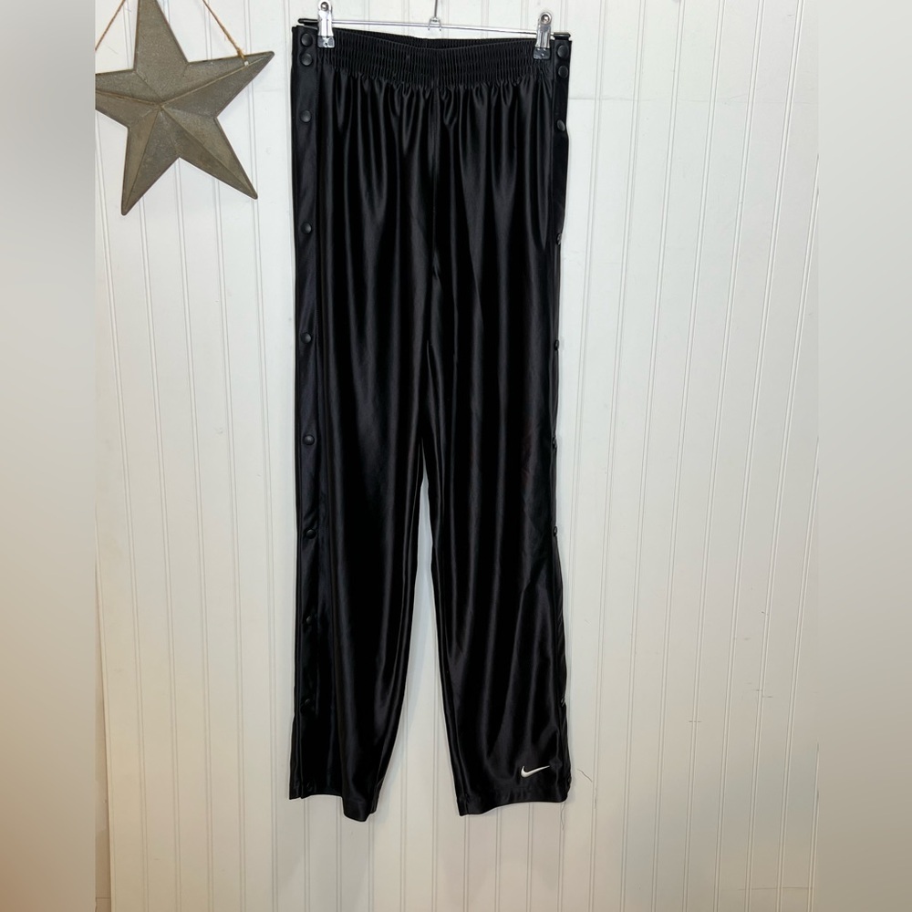 Nike Black Tear Away Athletic Pants Size Medium